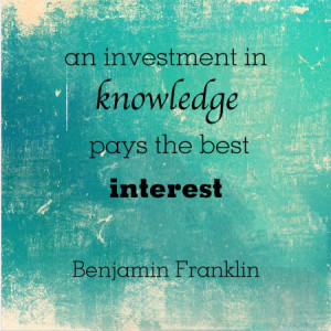 Benjamin Franklin Education Quote