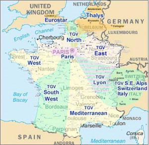 bonjourlafrance.comFrance Train Map of all the