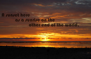 Sunset Quotes About Life Life quotes. a sunset here