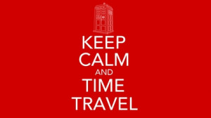 time machine travel doctor who keep calm and simple background ...