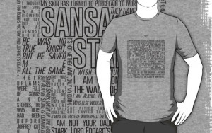ofhouseadama › Portfolio › Sansa Stark Quote Shirt (Black)