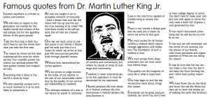 Famous quotes from Dr. Martin Luther King Jr.