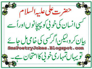 Beautiful Quote From Hazrat Ali (A.S) - Kissi Insaan Ki Khoobi ko ...