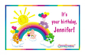 Rainbow Birthday Wishes Birthday Printable Cards