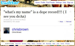 Quote Of The Day: Chris Brown Talks Rihanna's 'What's My Name ...