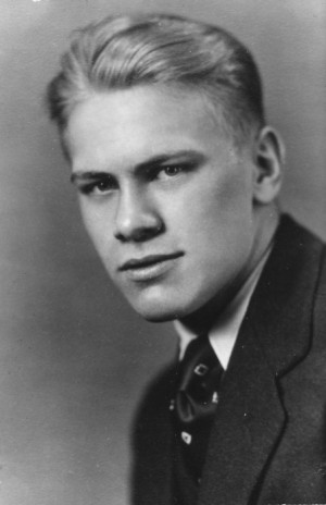 Gerald Ford in High School, 1931. (Ford Library Museum)