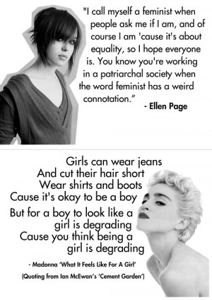 ... , quotes and figures who are influencing my view of feminism