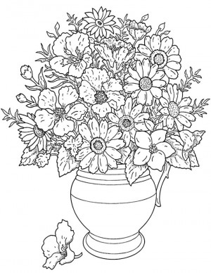 Hard Flower Coloring Pages Reviewed by Unknown on Tuesday, April 16 ...