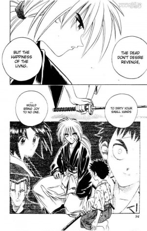 Rurouni Kenshin... a true Kenshin quote