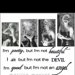 Great quote by Marilyn Monroe