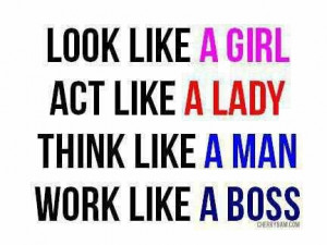 we woman are the boss!