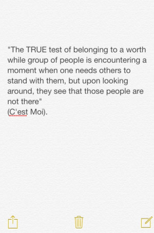 Choose Your Friends Wisely