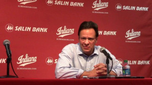 Tom Crean reacts to win over Evansville
