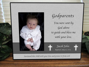 Personalized Godparent Godmother Godfather Gift Godparent Picture ...