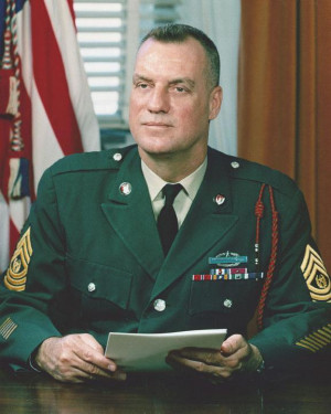 William O. Wooldridge, the 1st Sergeant Major of the Army, was sworn ...