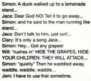 Funny Will Herondale And Jace