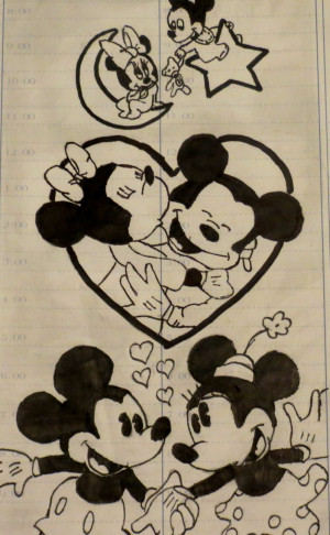 Mickey and Minnie love by Evernobody