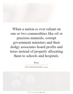 When a nation is over reliant on one or two commodities like oil or ...