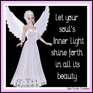 Let your soul's inner light shine forth in all its beauty