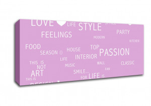 Show details for Love Quote Love Life Pink