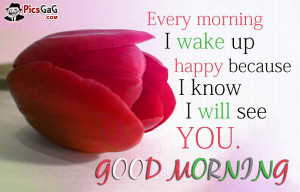 Wake Up Happy Morning SMS