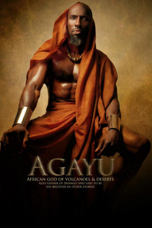 AGAYU: Yoruba Orisha [god] of Volcanoes and Deserts. Also known as the ...
