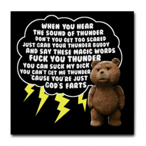 Thunder Song Tile Coaster