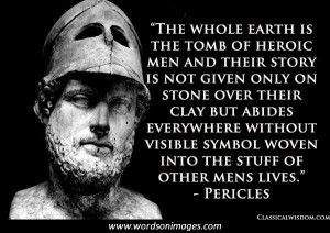 Pericles quotes