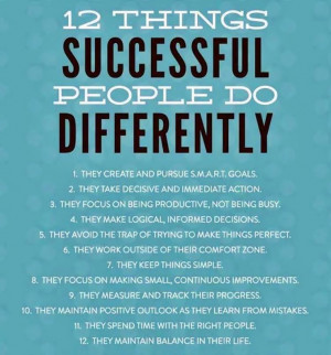 How successful people do things differently #success #quotes # ...