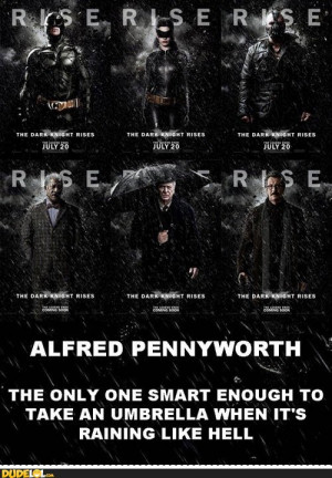 alfred pennyworth, the only smart one
