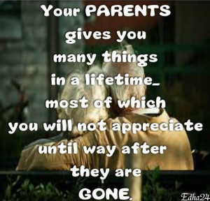 Respect your parents always