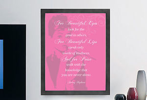 Audrey-Hepburn-Inspirational-Quote-Poster-Print-Illustration-Wall-Art ...