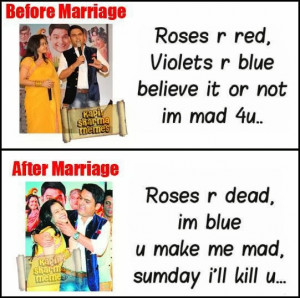 indian people before and afer parternship quotes