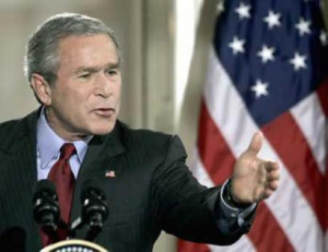 ... presidential debate with Al Gore in 2000 Bush said the following