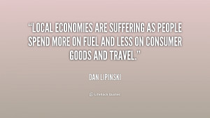 Local economies are suffering as people spend more on fuel and less on ...