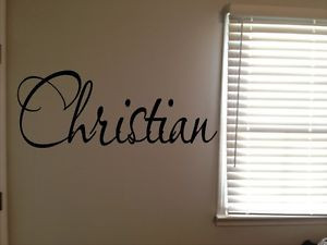 Custom-Christian-Boys-Room-Name-Nursery-Baby-Kids-Vinyl-Wall-Art-Quote ...