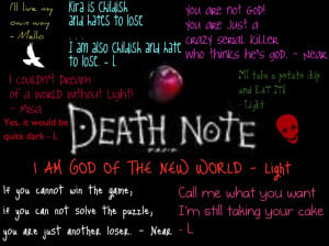 Death Note Quotes by windfox102