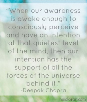 Quote from Deepak Chopra. #quote