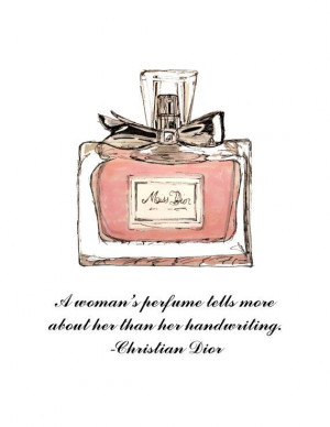 Dior Perfume bottle and quote Print available on Etsy, $15.00 by ...