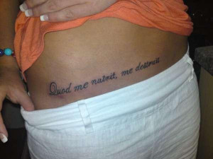 with pain comes strength tattoo on ribs