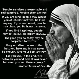 Love!!! Mother Theresa