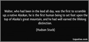 More Hudson Stuck Quotes