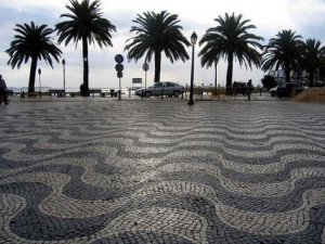 Famous Portuguese cobblestones