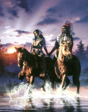 Native American Couple Images