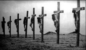 ... from the Armenian Genocide, including crucified Christian girls
