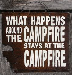 fire pits camper camping camps lake campfires quot rustic cabins true ...