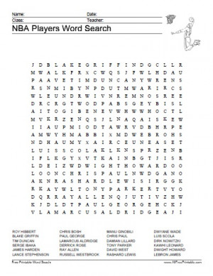 printable basketball word search puzzles