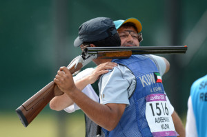 Michael Diamond Fehaid Aldeehani L of Kuwait celebrates winning a