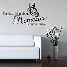 Grandchildren Making Memories Excuse Mess Wall Sticker Quote Letters ...