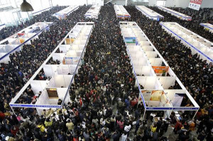 Beijing job fair.. holy shit! | Funny Pictures, Quotes, Pics, Photos ...